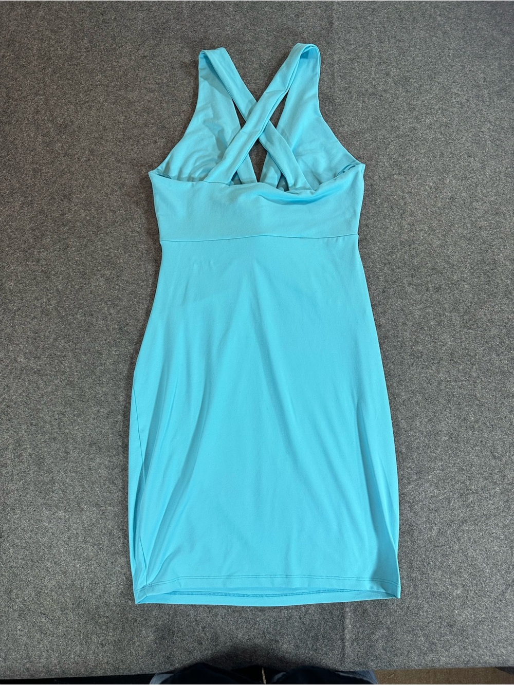 Susana Monaco Blue Twist-Front Halter Mini Dress - Picture 5 of 8